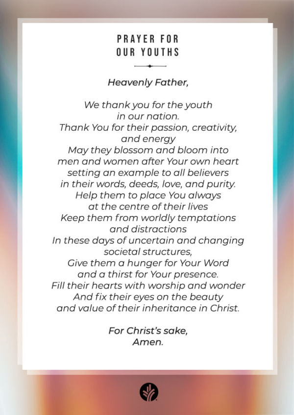 |Prayer for Our Youths | COVID-19 Christian Resources by Our Daily Bread